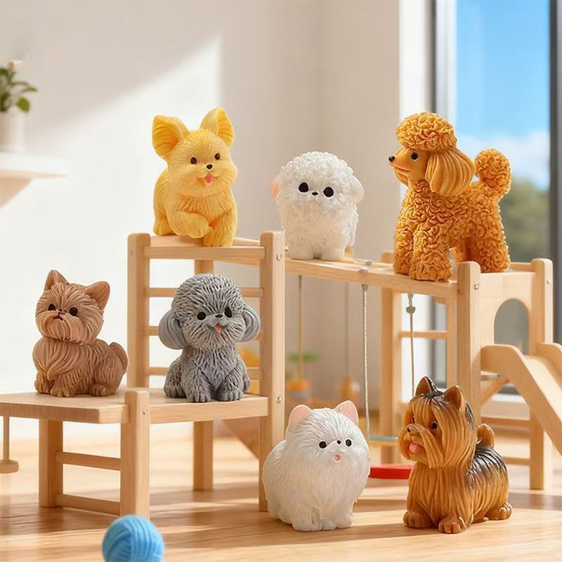 Smart Garden Mini - Miniature en résine de chiot caniche