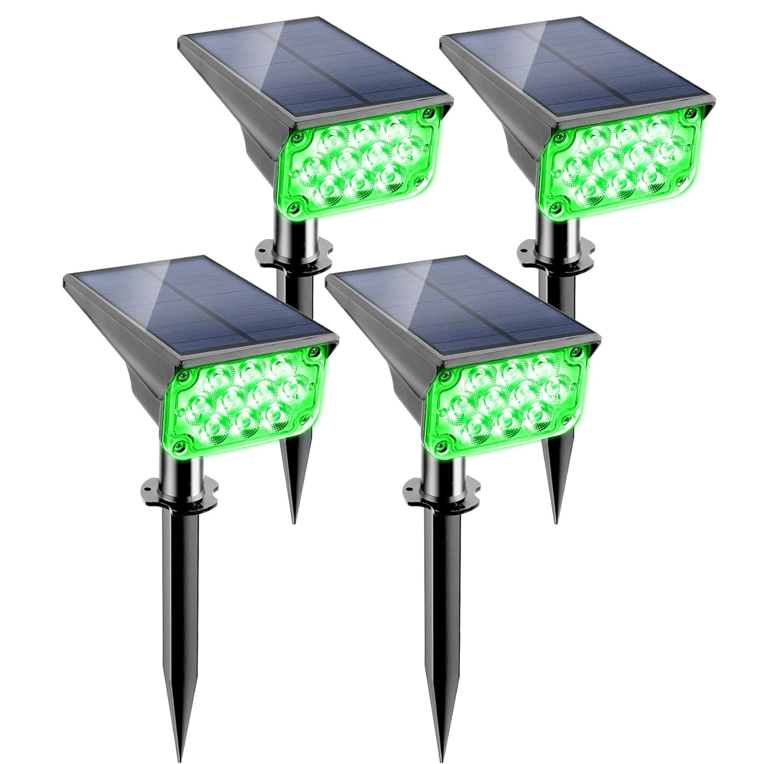 Smart Garden Solar Lights - 4 pièces projecteur solaire extérieur jardin