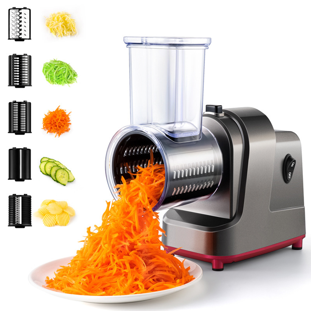 Smart Garden Kitchen - LMETJMA 250W 5 en 1 trancheuse