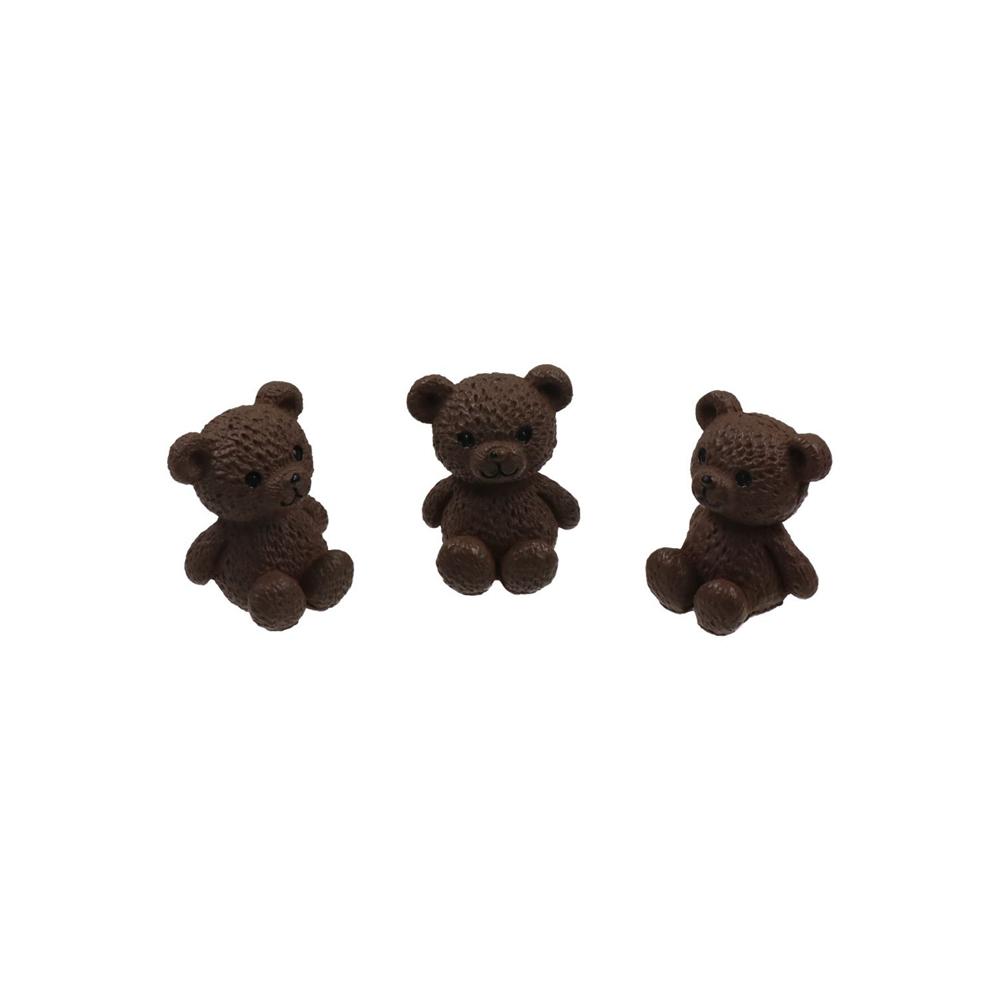 Smart Garden Mini - Figurines d'ours miniatures mignonnes, statues d'animaux