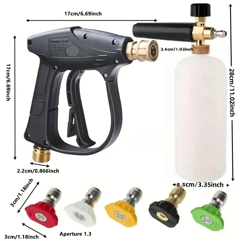 Smart Garden Furniture - Pistolet à eau de nettoyage haute