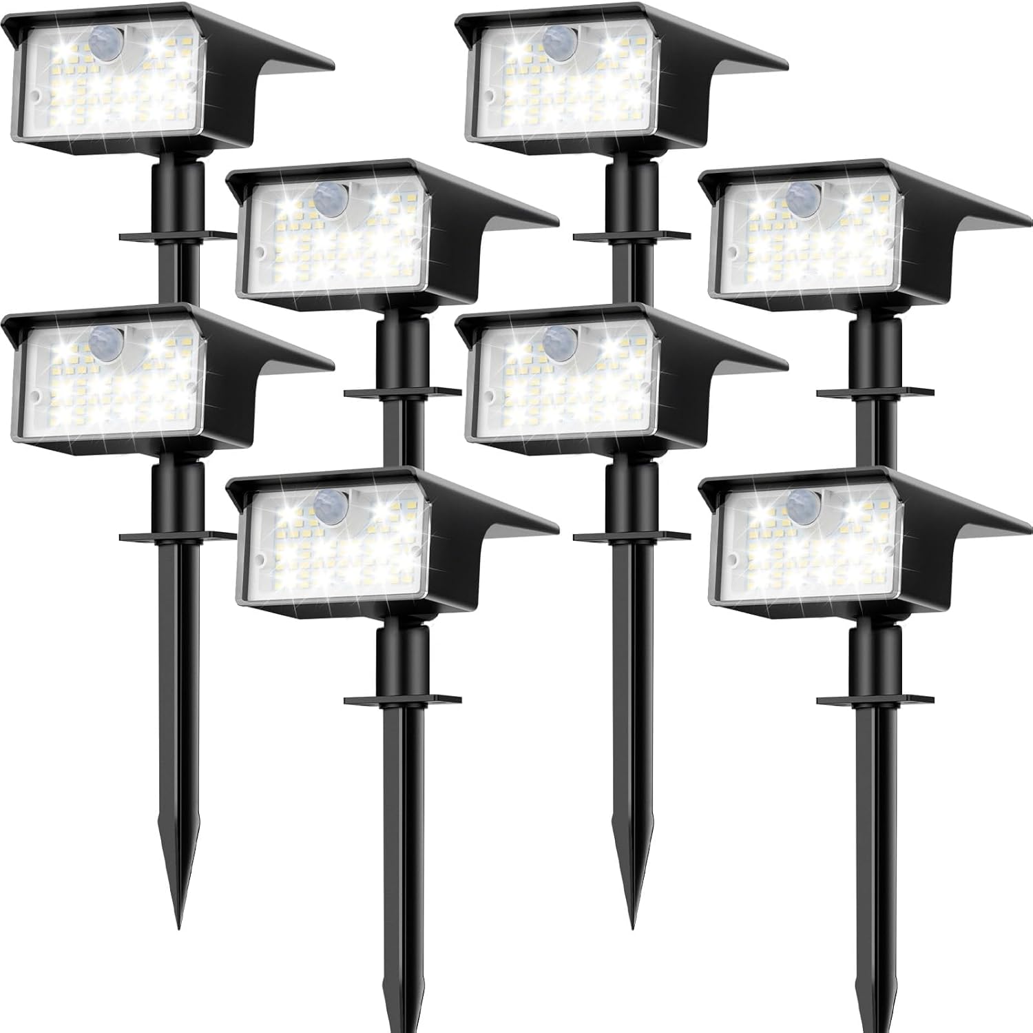 Smart Garden Solar Lights - Spots solaires capteur de mouvement extérieur,