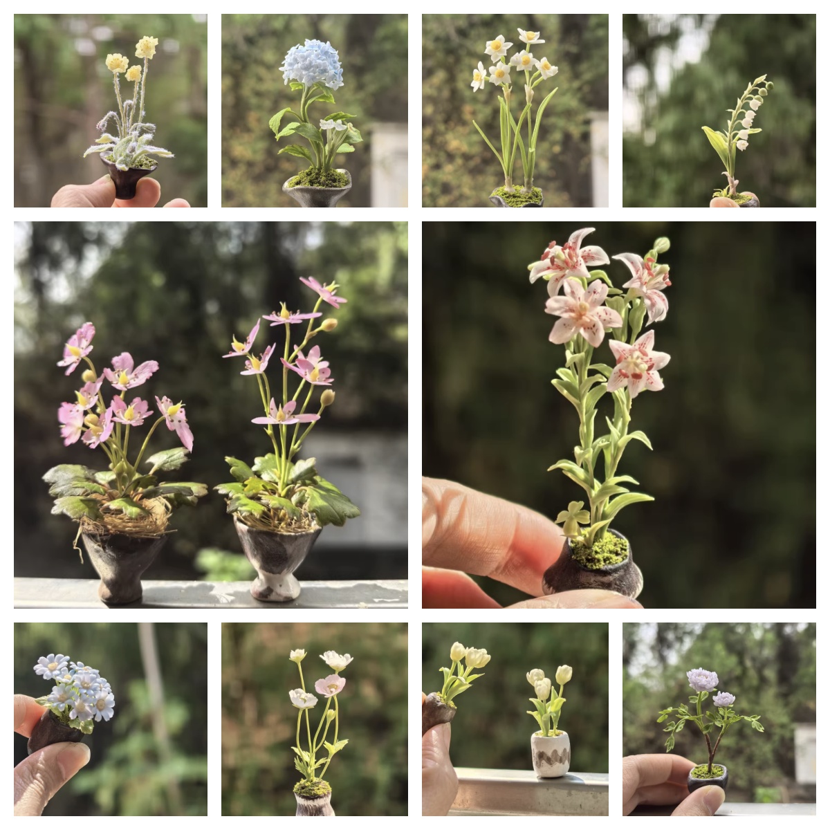 Smart Garden Mini - Ensemble de fleurs miniatures faites à