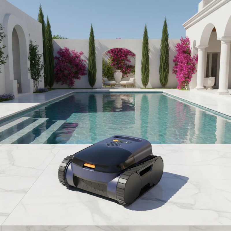 Smart Gardening - Nettoyeur de piscine robotisé sans fil