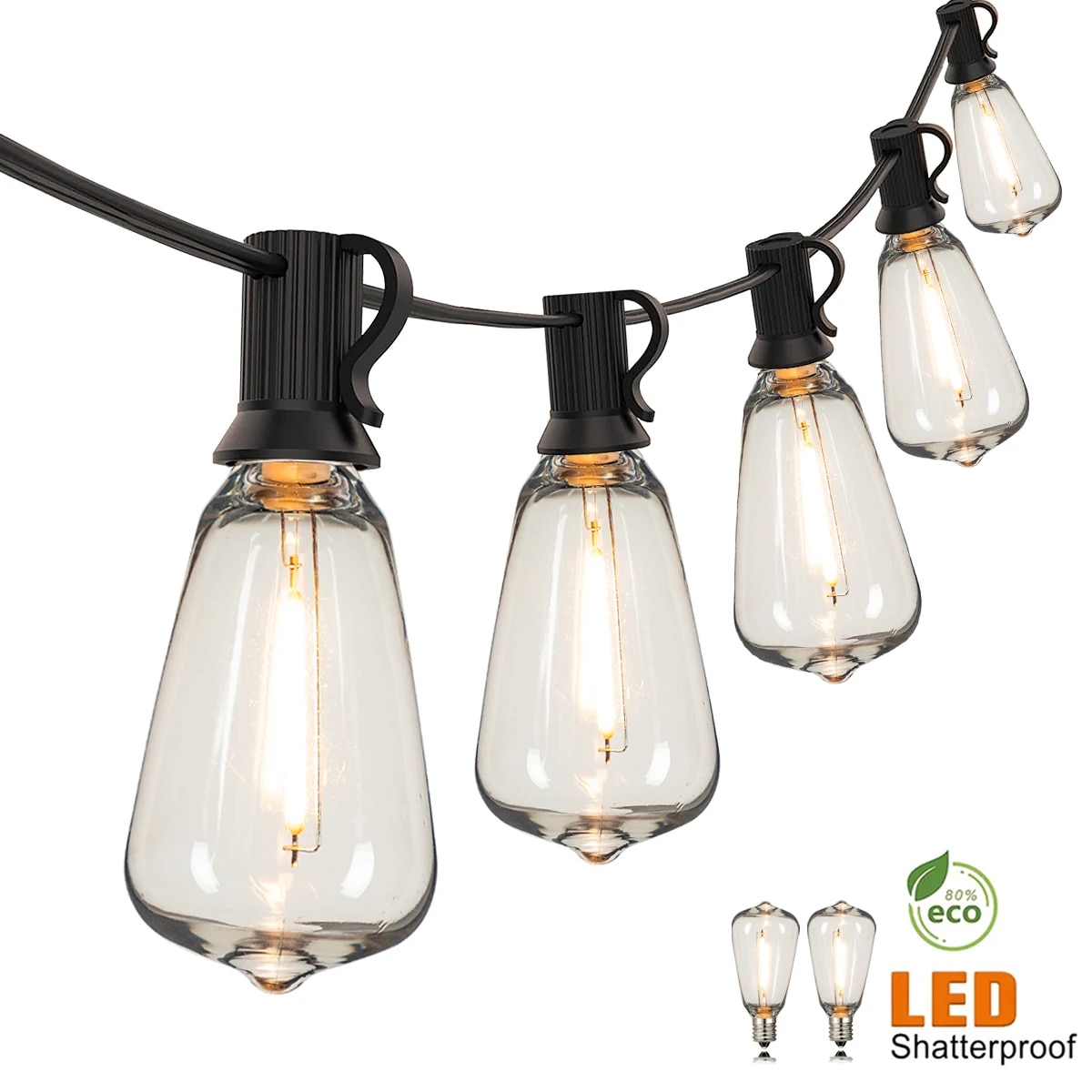 Smart Garden Furniture - Guirlande lumineuse extérieure ST38 avec prise
