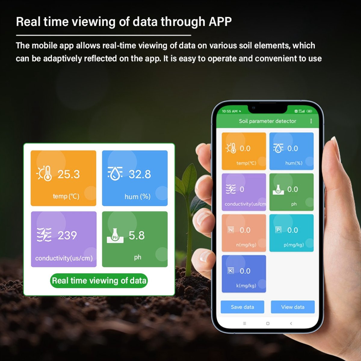 Testeur de pH du sol A08I, ana - Smart Garden Nutrients avis et prix