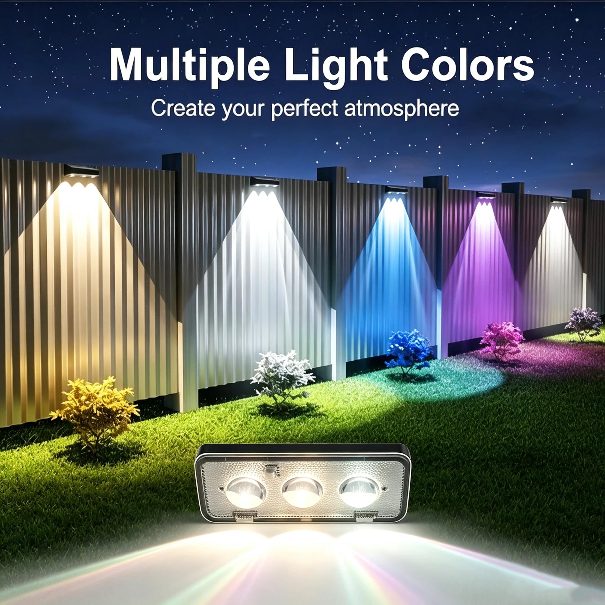 Lampes solaires RGB pour clôtu - Smart Garden Fence & Balcony Hanging Planter avis et prix