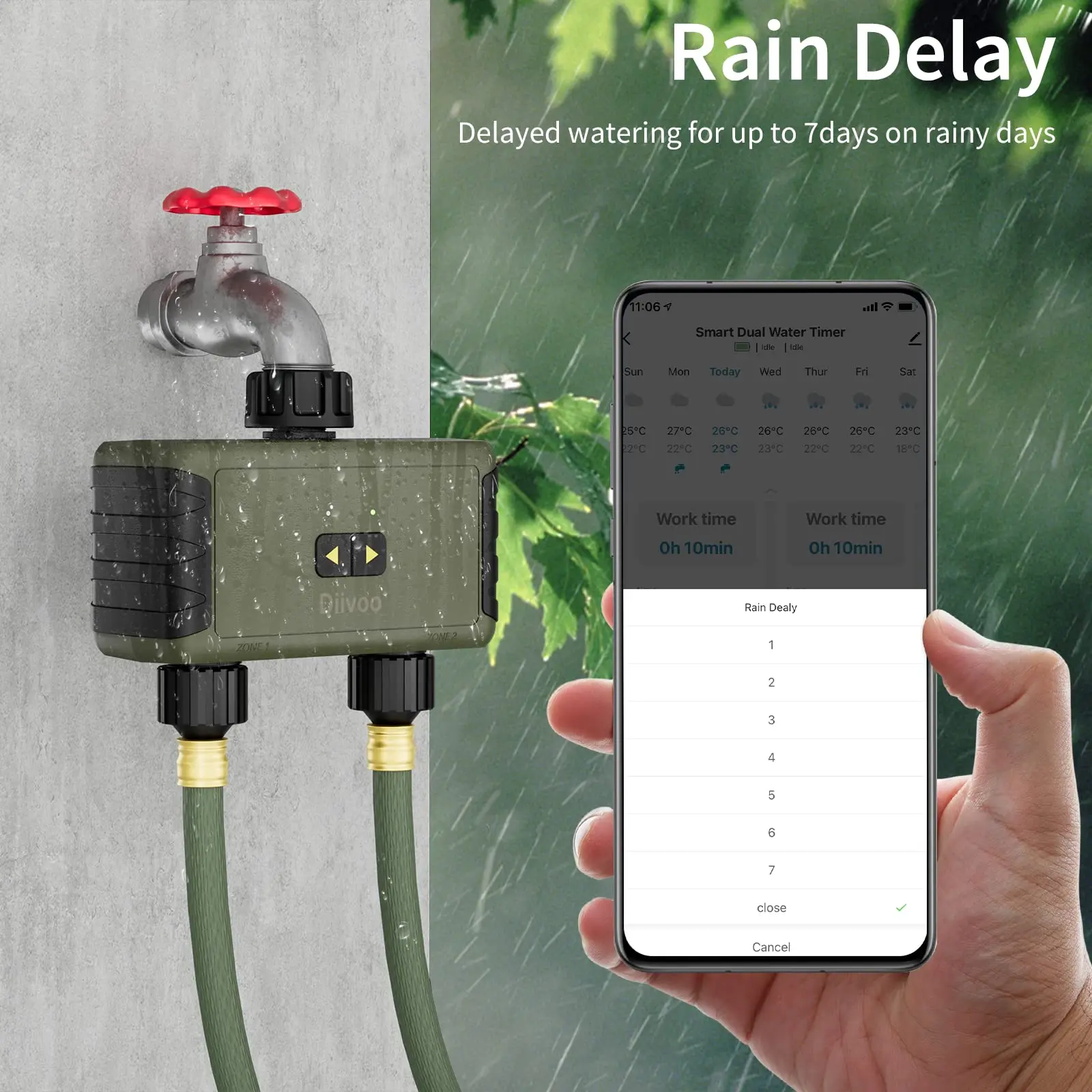 Arroseur programmable Diivoo p - Smart Garden Kitchen avis et prix