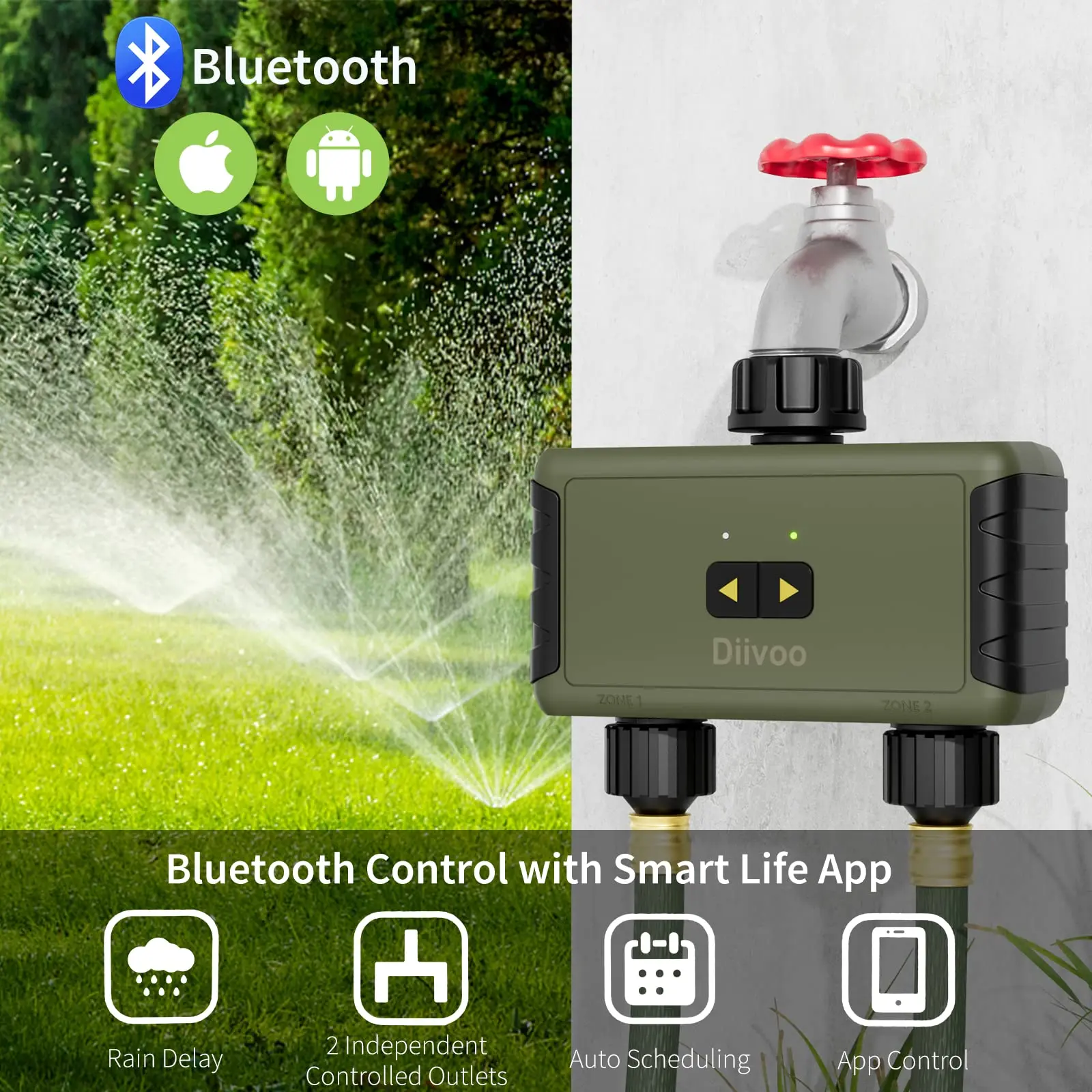 Arroseur programmable Diivoo p - Smart Garden Kitchen avis et prix